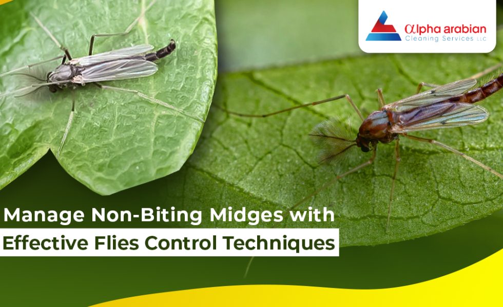 manage Non-Biting Midges with effective Flies Control Techniques