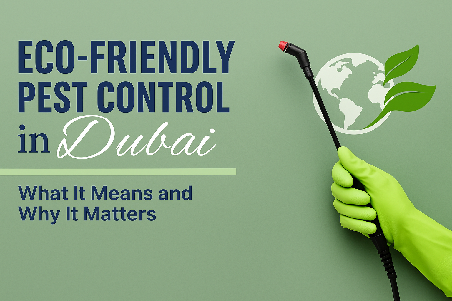 eco friendly pest control in dubai