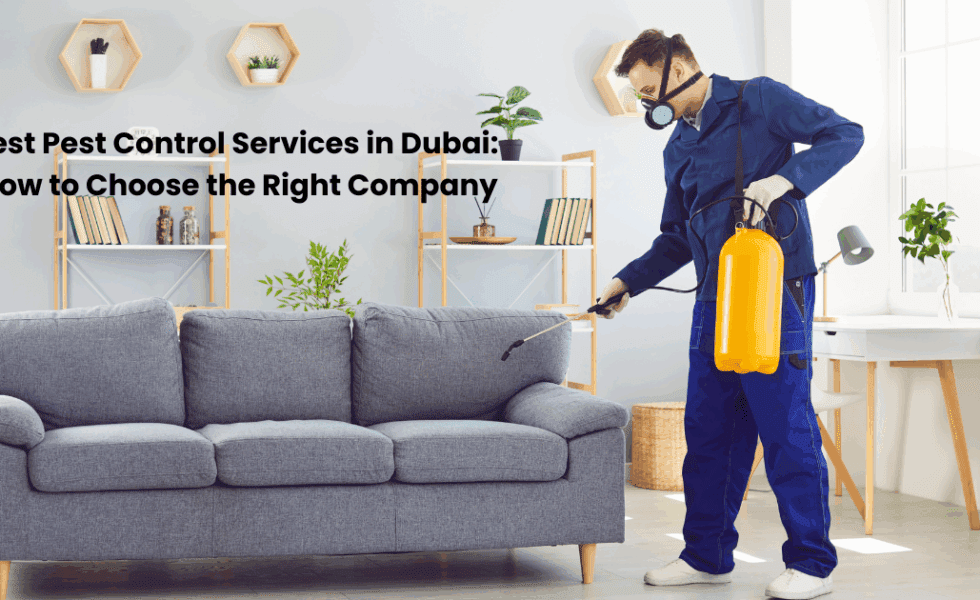 Best Pest Control Services in Dubai: How to Choose the Right Company
