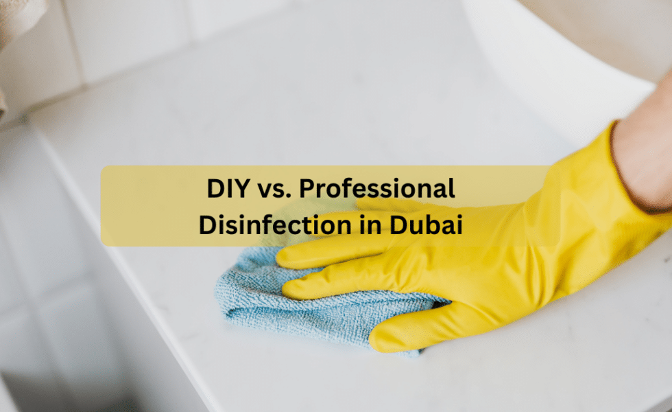 DIY vs. Professional Disinfection in Dubai