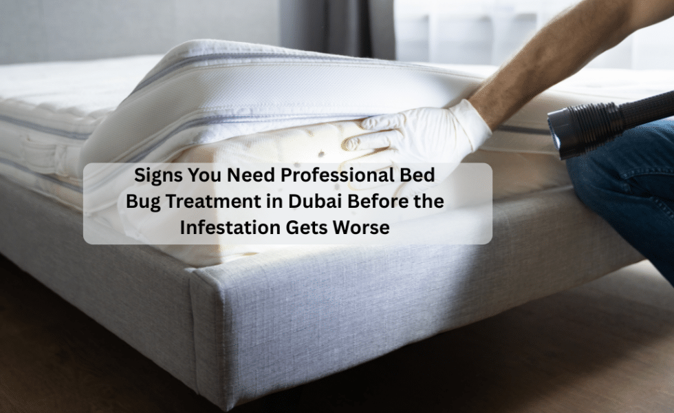 Signs You Need Professional Bed Bug Treatment in Dubai Before the Infestation Gets Worse