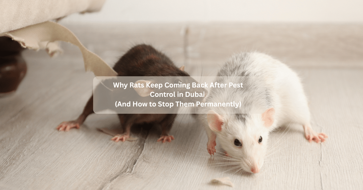 Why Rats Keep Coming Back After Pest Control in Dubai (And How to Stop Them Permanently)