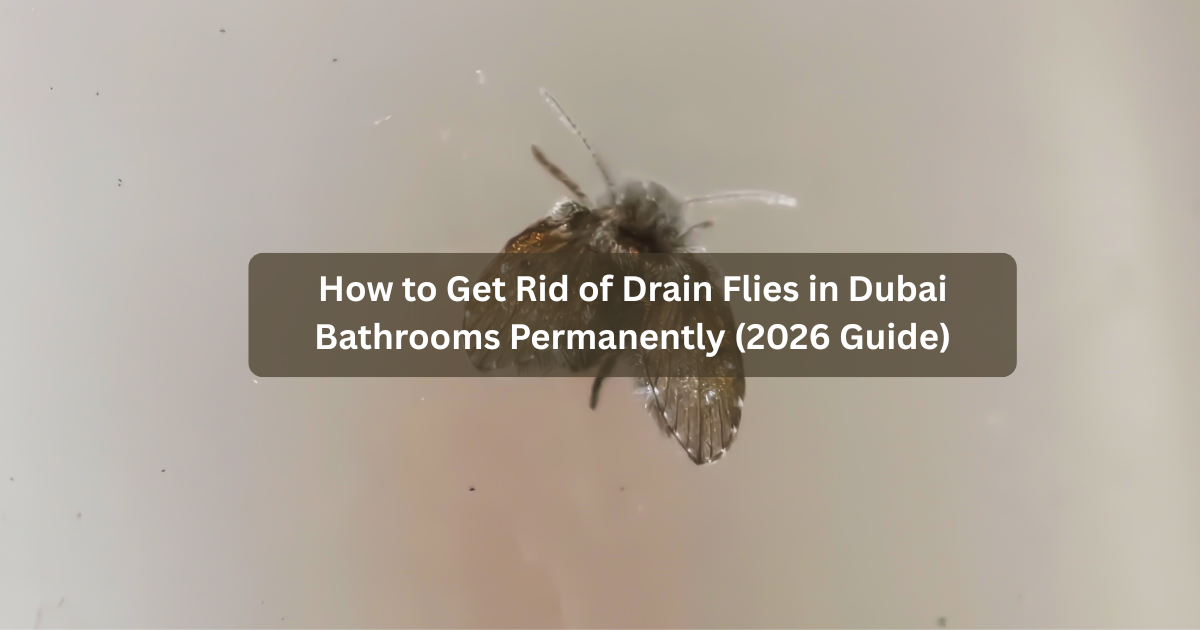 How to Get Rid of Drain Flies in Dubai Bathrooms Permanently (2026 Guide)