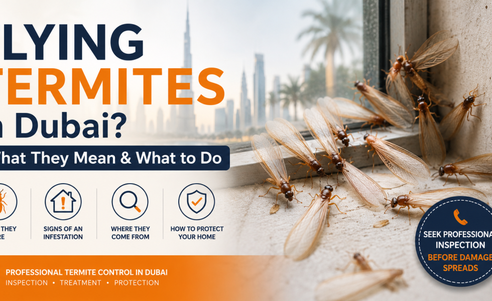 Flying Termites in Dubai? What They Mean & What to Do