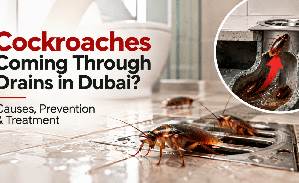 Cockroaches Emerging from Drains